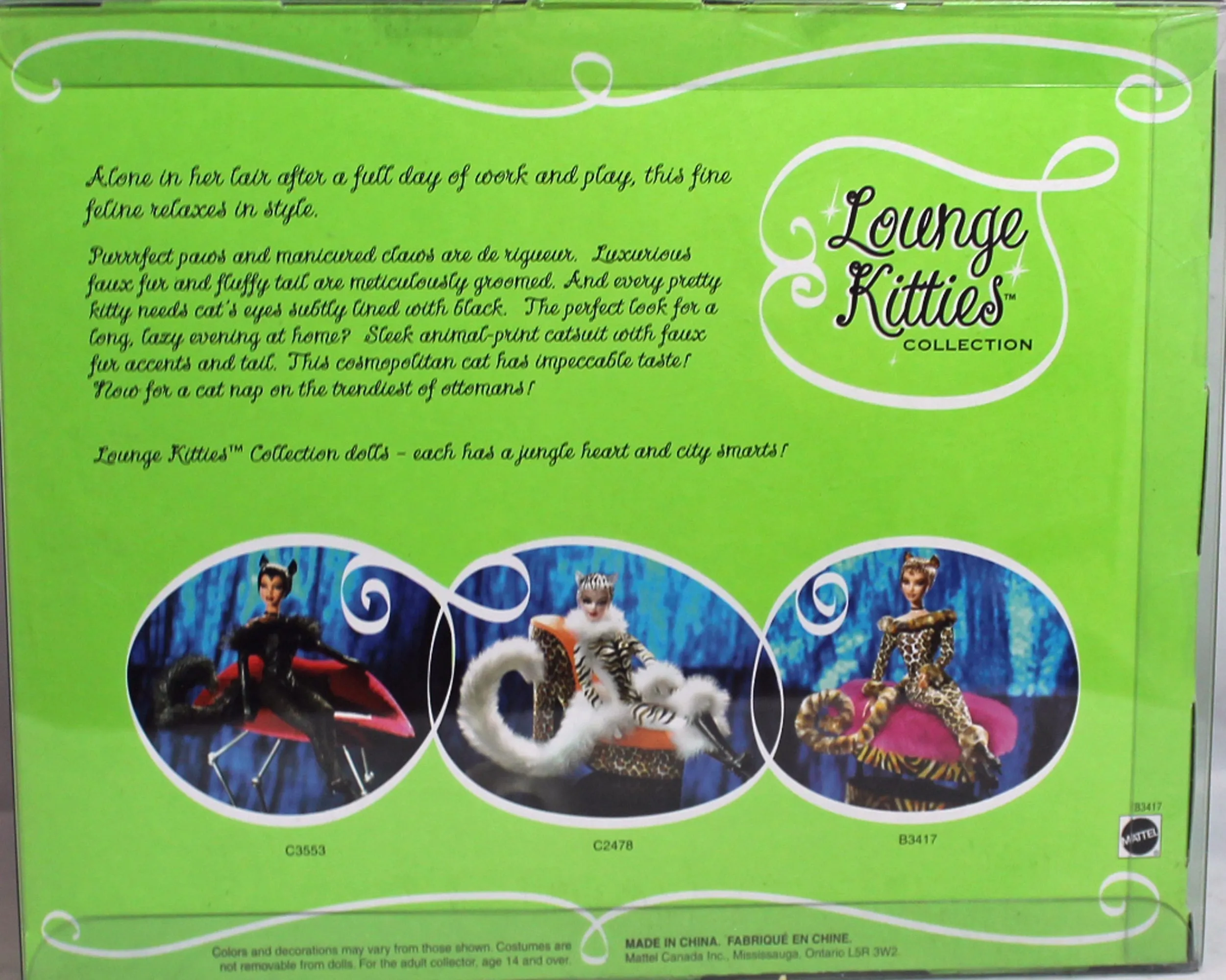 2004 Lounge Kitties Leopard Barbie (B3417)