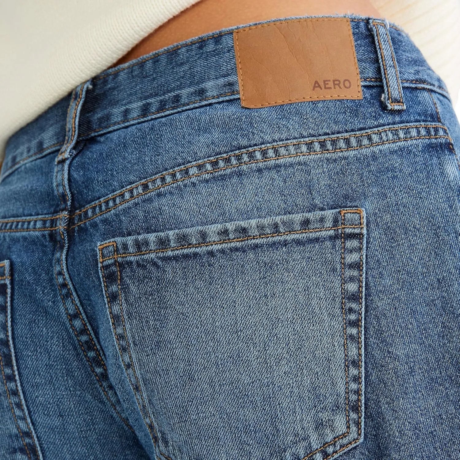 AEROPOSTALE Women's Low Rise Baggy Wide Leg Jean