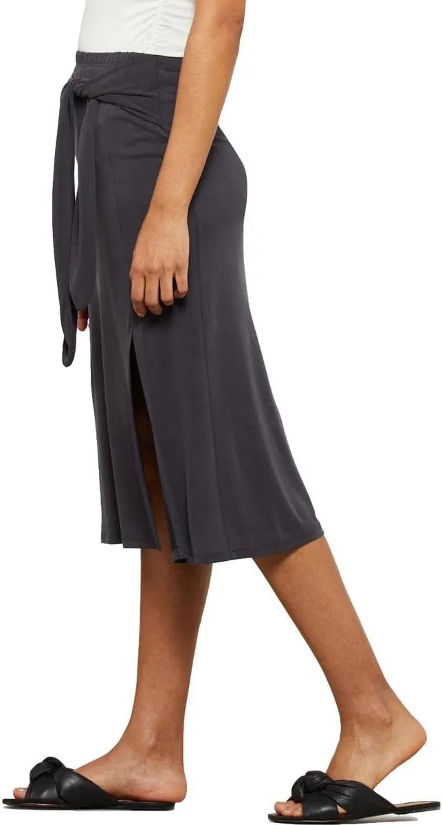 BCBGMAXAZRIA Women's Side Slit Midi Skirt