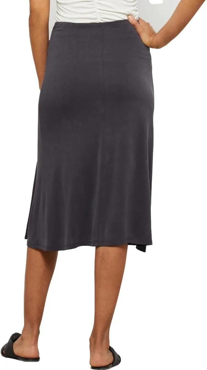 BCBGMAXAZRIA Women's Side Slit Midi Skirt