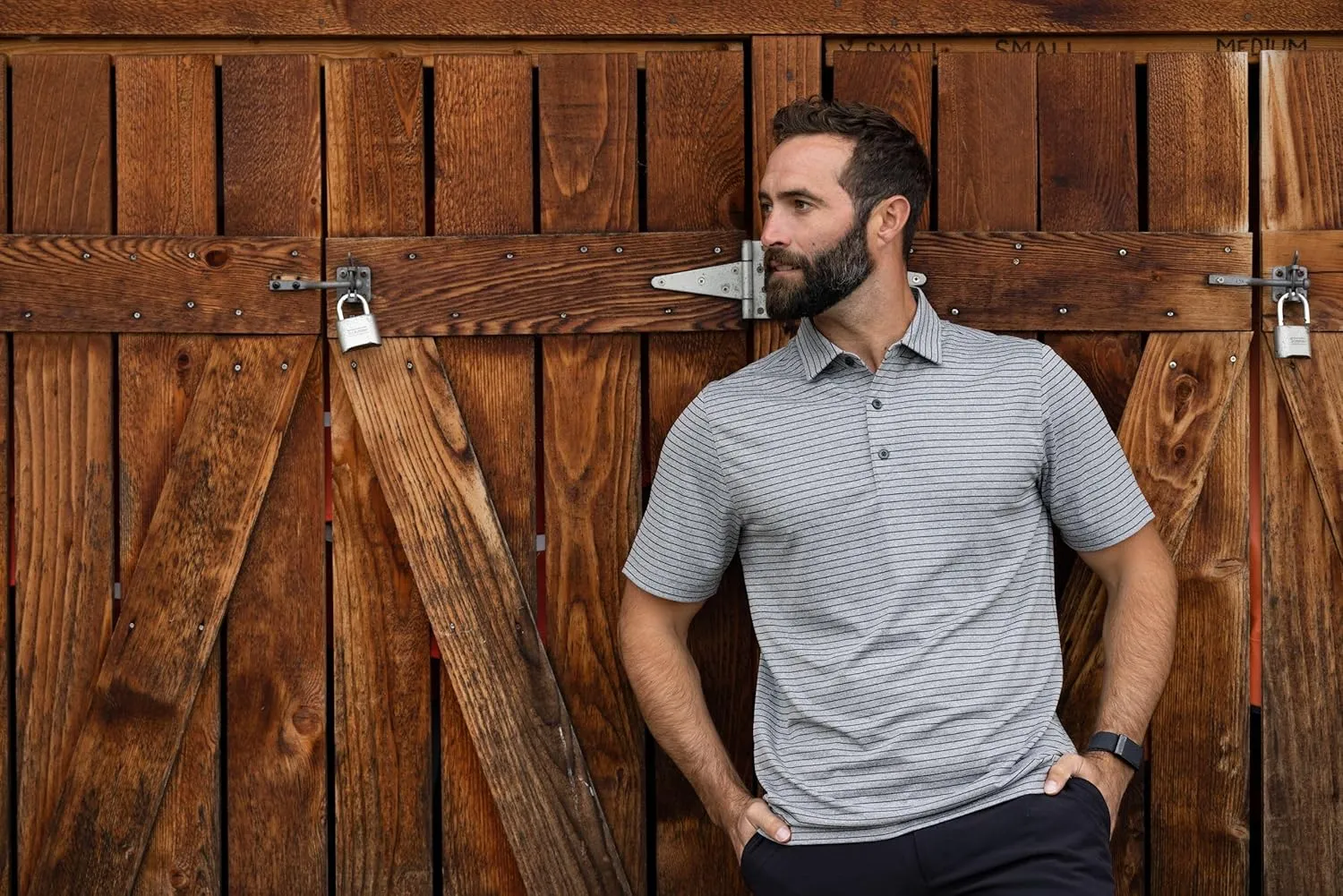 Cutter & Buck Forge Eco Heather Stripe Stretch Recycled Mens Polo