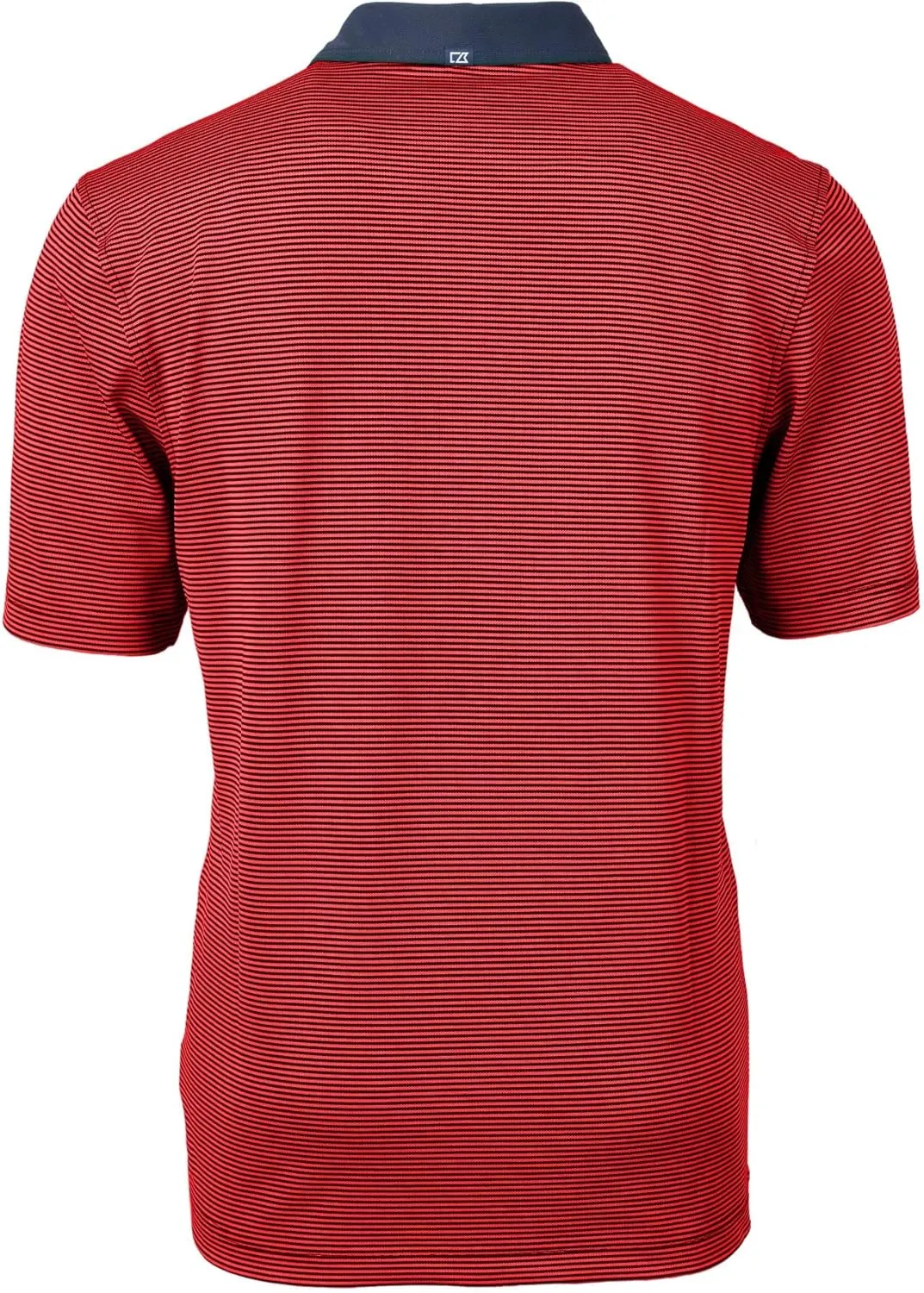 Cutter & Buck Virtue Eco Pique Micro Stripe Recycled Mens Big & Tall Polo