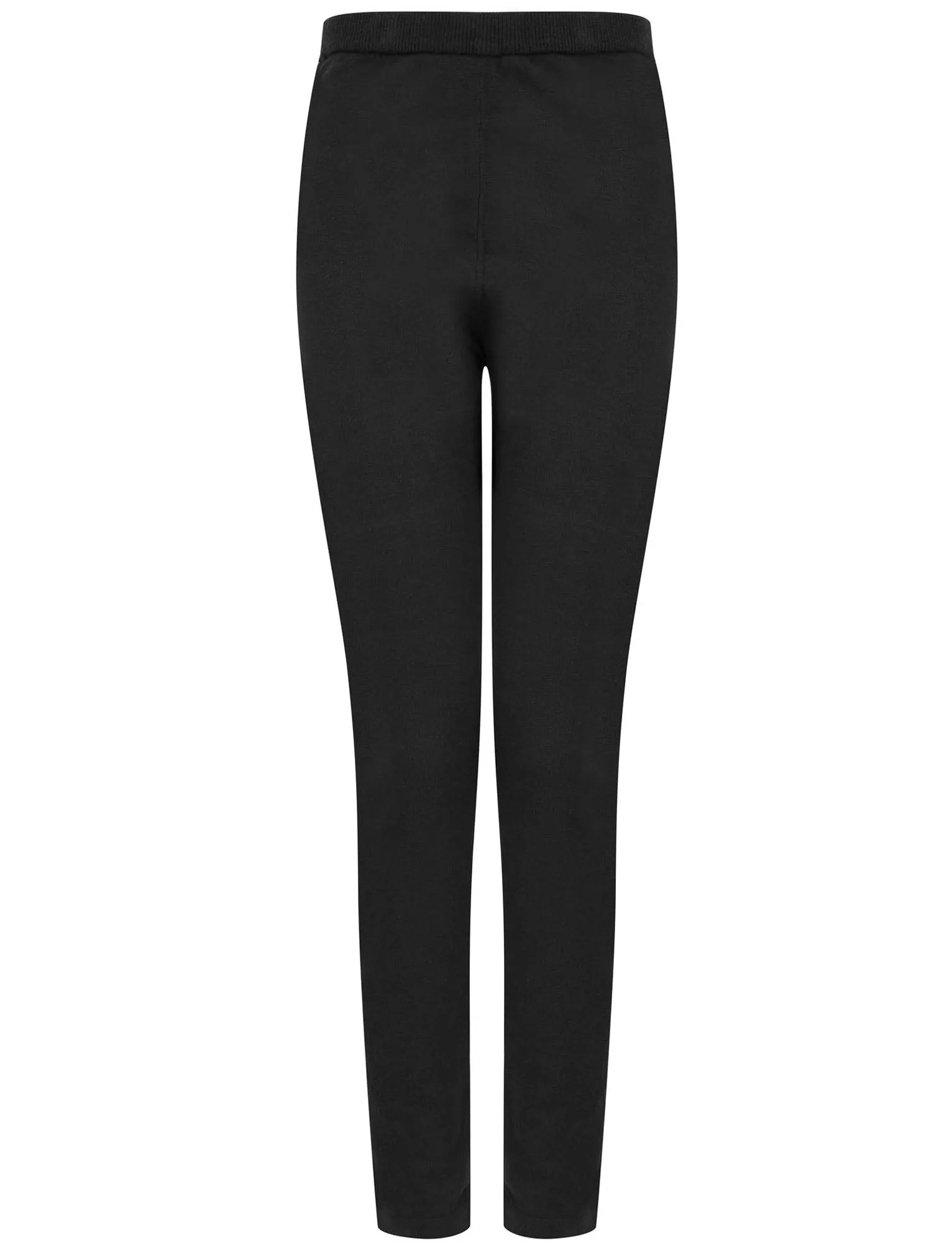 Darcey Love Heart Motif 2 Pc Jersey Knit Top / Pants Lounge Set in Jet Black - Amara Reya