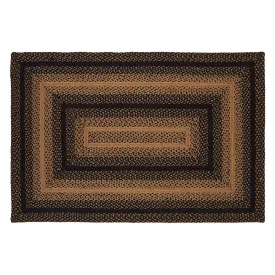 Ebony Braided Rug 4’ x 6’ Rectangle