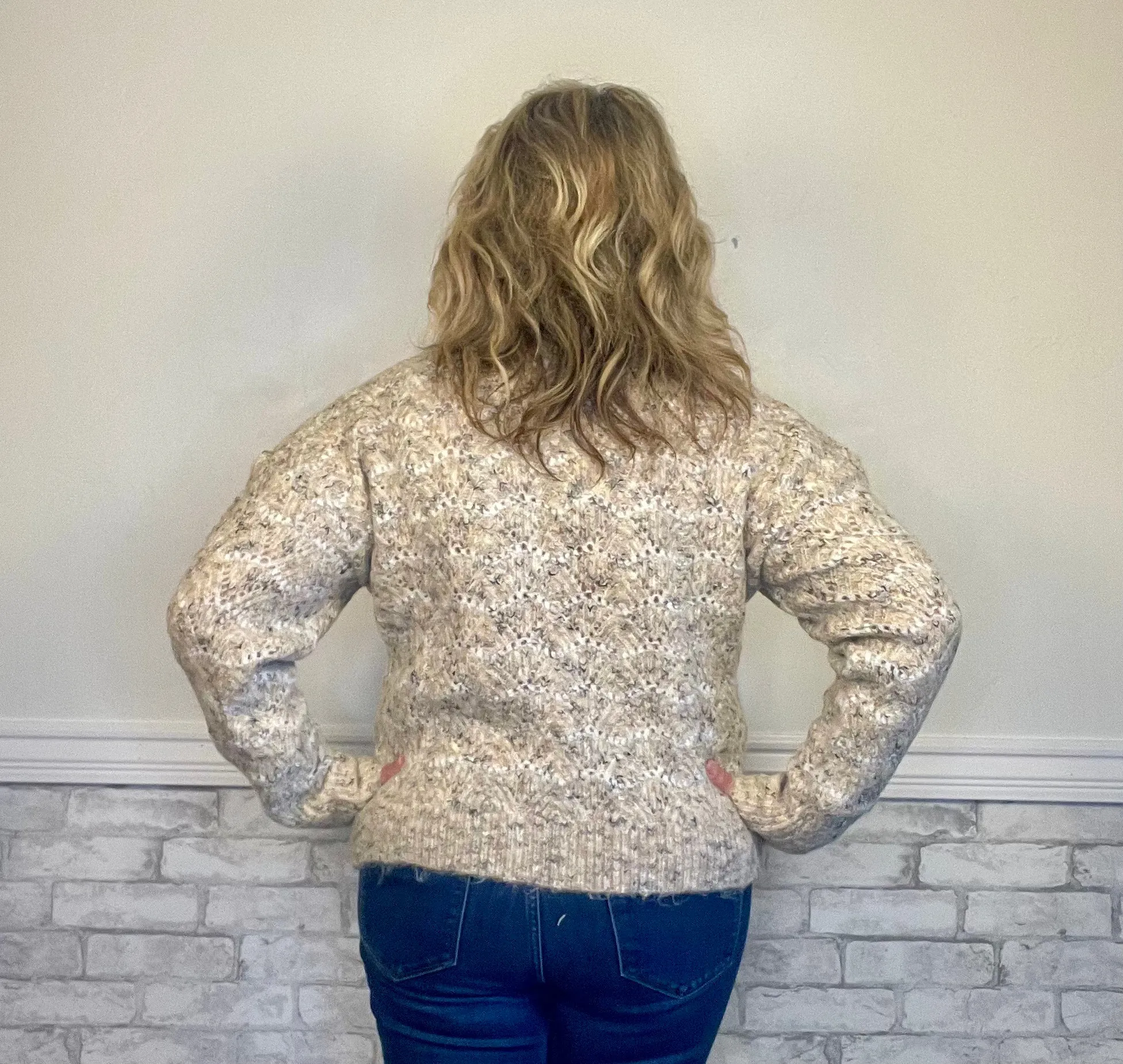 Eco-Chic Oatmeal Sweater
