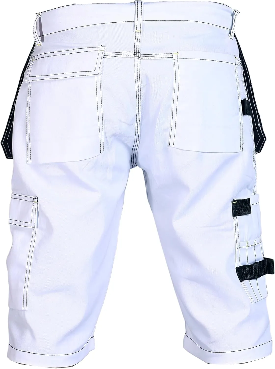 FASHIO FF Mens Holster Pockets Utility Cordura Reinforced Cargo Combat Tactical Workwear Work Shorts