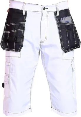 FASHIO FF Mens Holster Pockets Utility Cordura Reinforced Cargo Combat Tactical Workwear Work Shorts