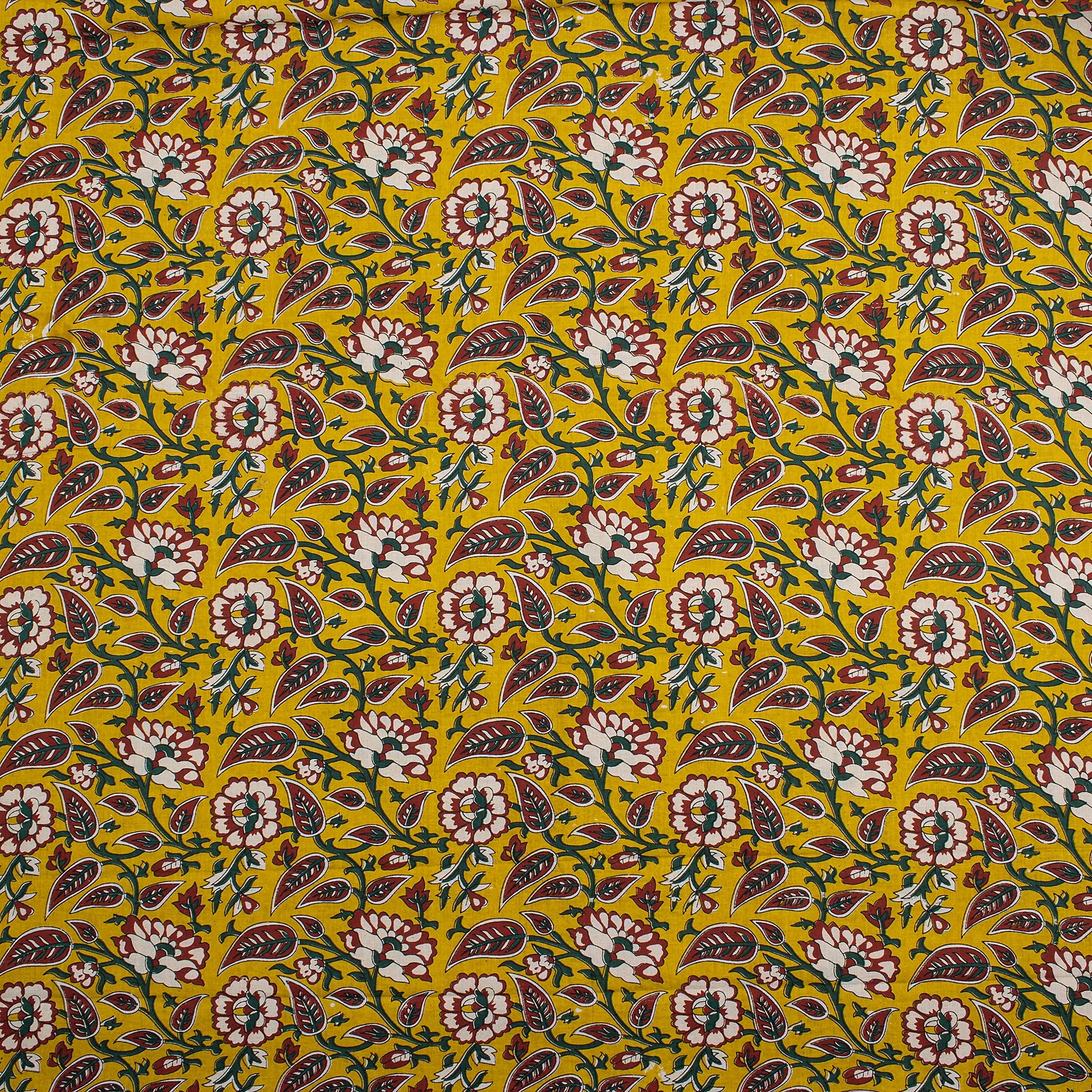 Hand Soft Cotton Bagru Block Printing Fabric
