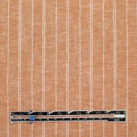 hemp/organic cotton yarn dyed stripe - apricot/natural