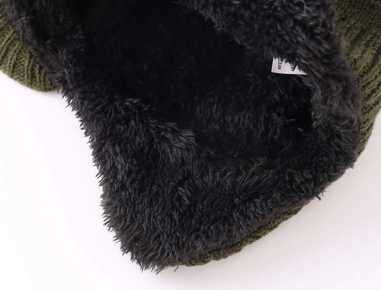 Home Prefer Toddler Boys Girls Fleece Knit Kids Hat Visor Earflaps Winter Hat