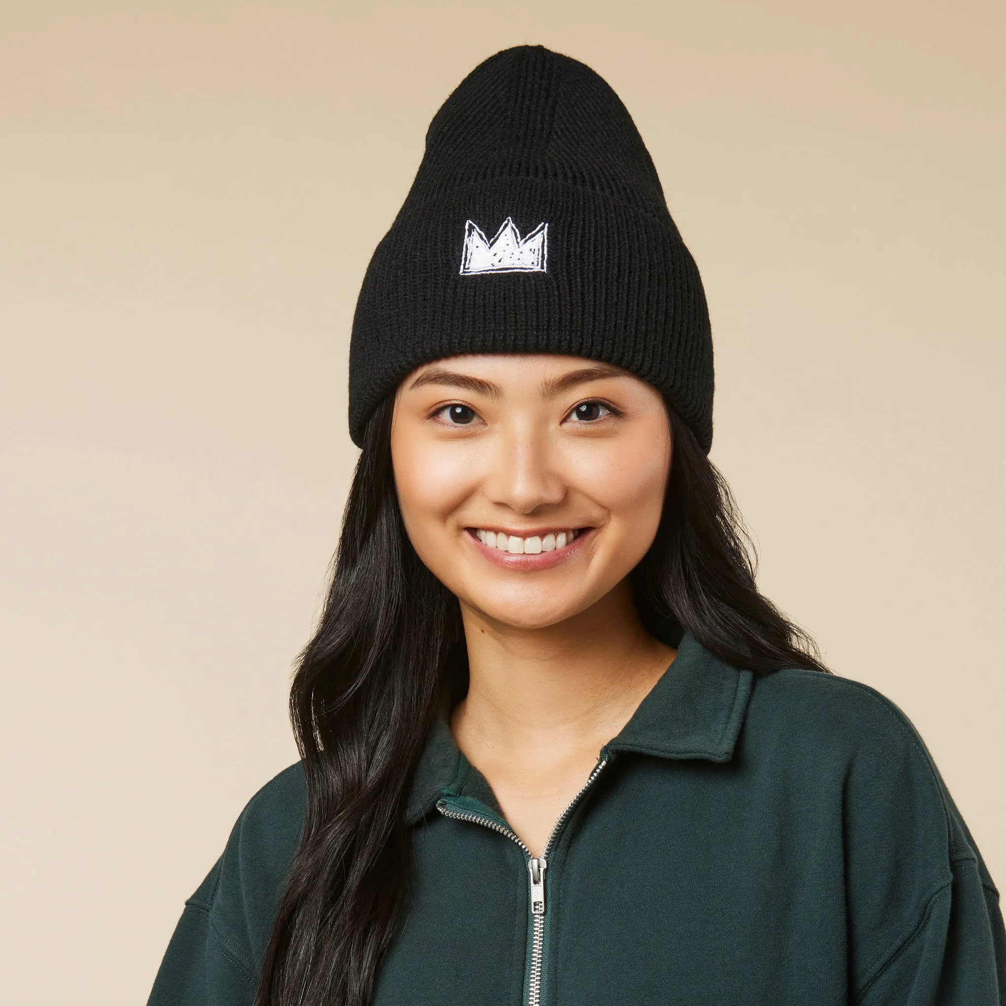 Jean-Michel Basquiat Crown Beanie