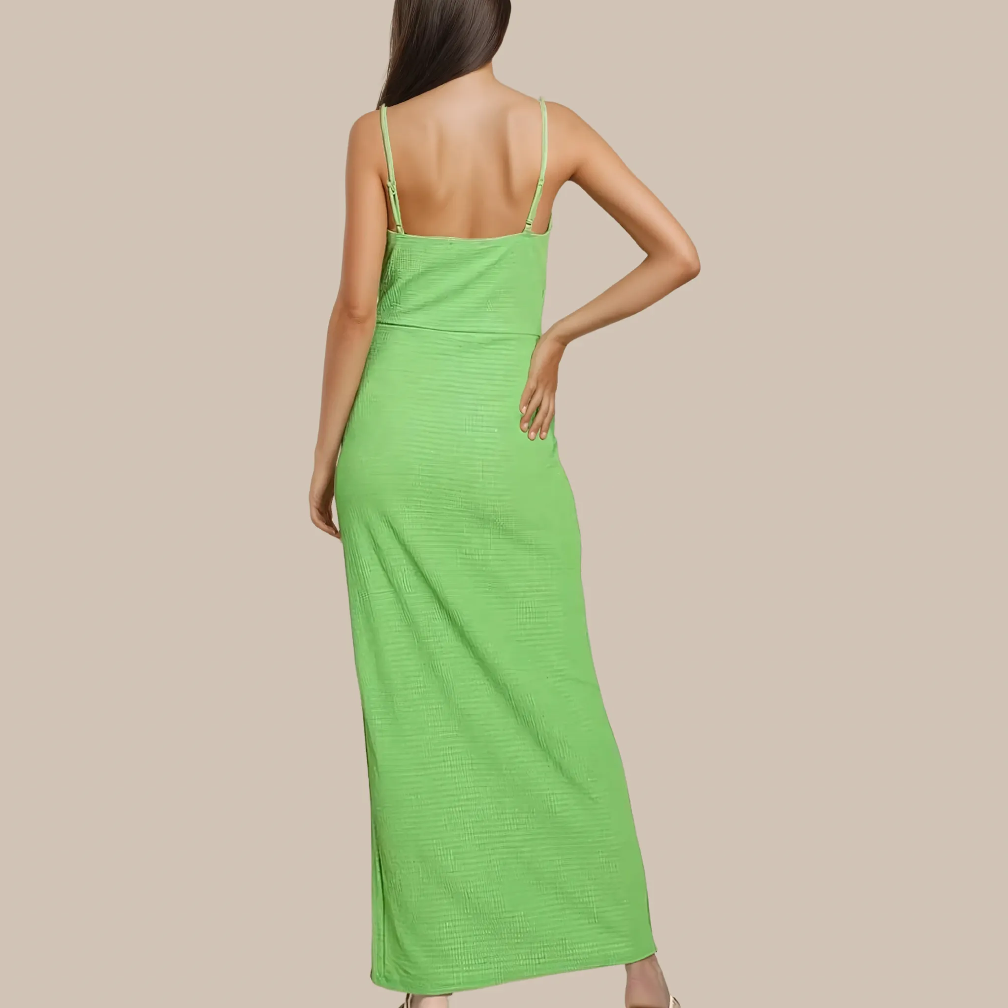 Lime Breeze Maxi Dress