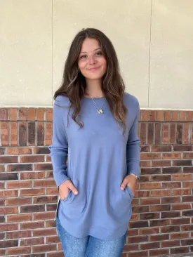 LuLu B Cozy Cashmere Lightweight Sweater