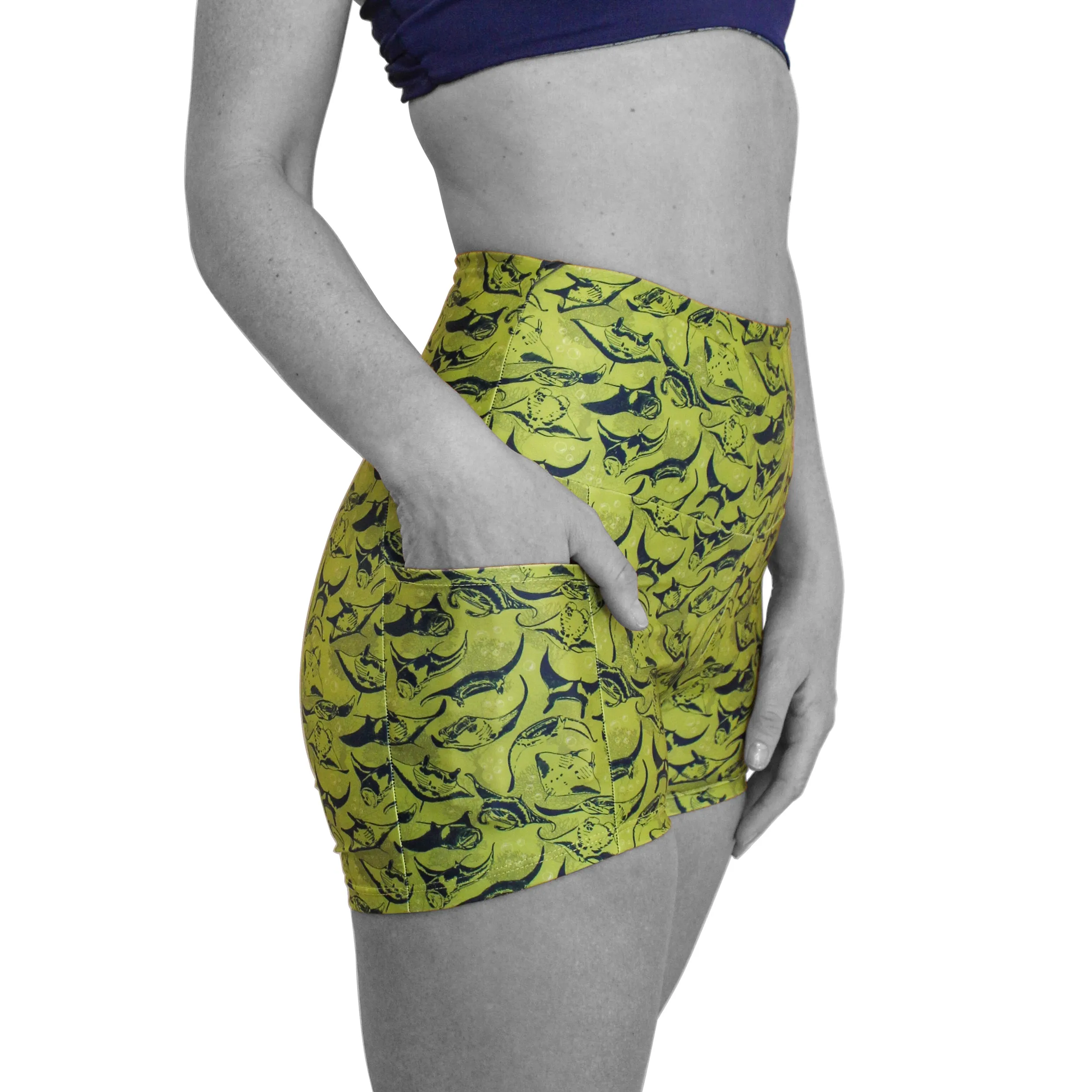 Manta Ray Sustainable Side Pocket Shorts