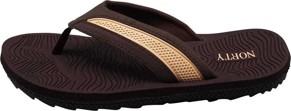 Norty Men's Summer Comfort Casual Thong Flat Flip Flops Sandals Slipper Shoes