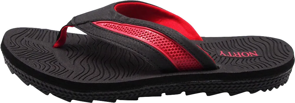 Norty Men's Summer Comfort Casual Thong Flat Flip Flops Sandals Slipper Shoes