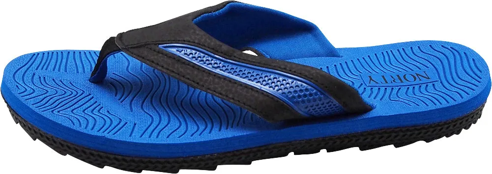 Norty Men's Summer Comfort Casual Thong Flat Flip Flops Sandals Slipper Shoes