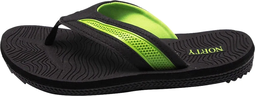 Norty Men's Summer Comfort Casual Thong Flat Flip Flops Sandals Slipper Shoes