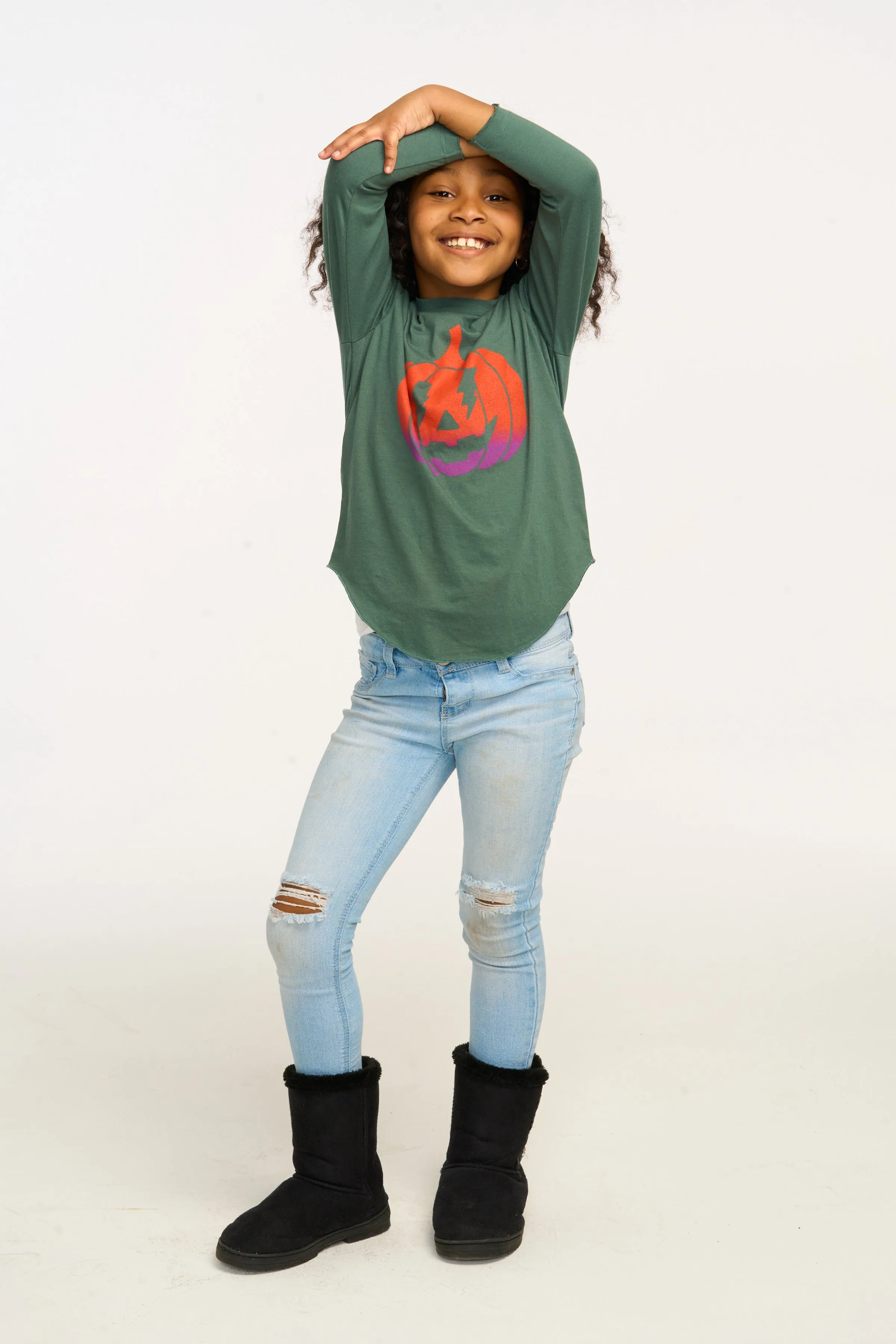 Ombre Pumpkin Long Sleeve