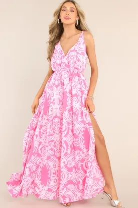 Only Clear Skies Pink Maxi Dress