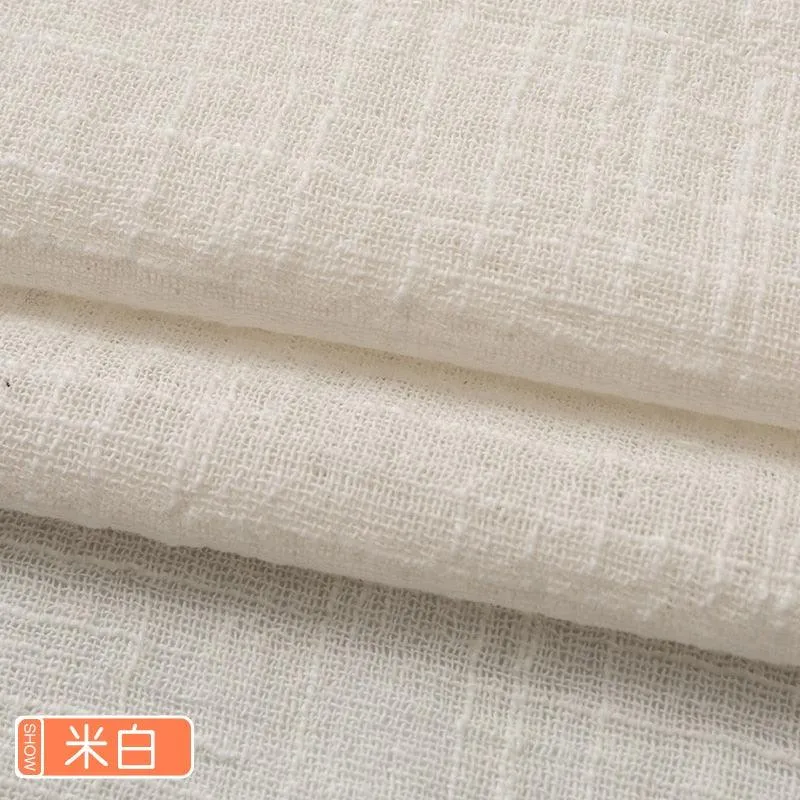 Organic Soft Linen and Cotton Fabric - Solid Color for Sewing - The Ultimate Sustainable Material
