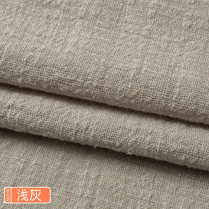 Organic Soft Linen and Cotton Fabric - Solid Color for Sewing - The Ultimate Sustainable Material