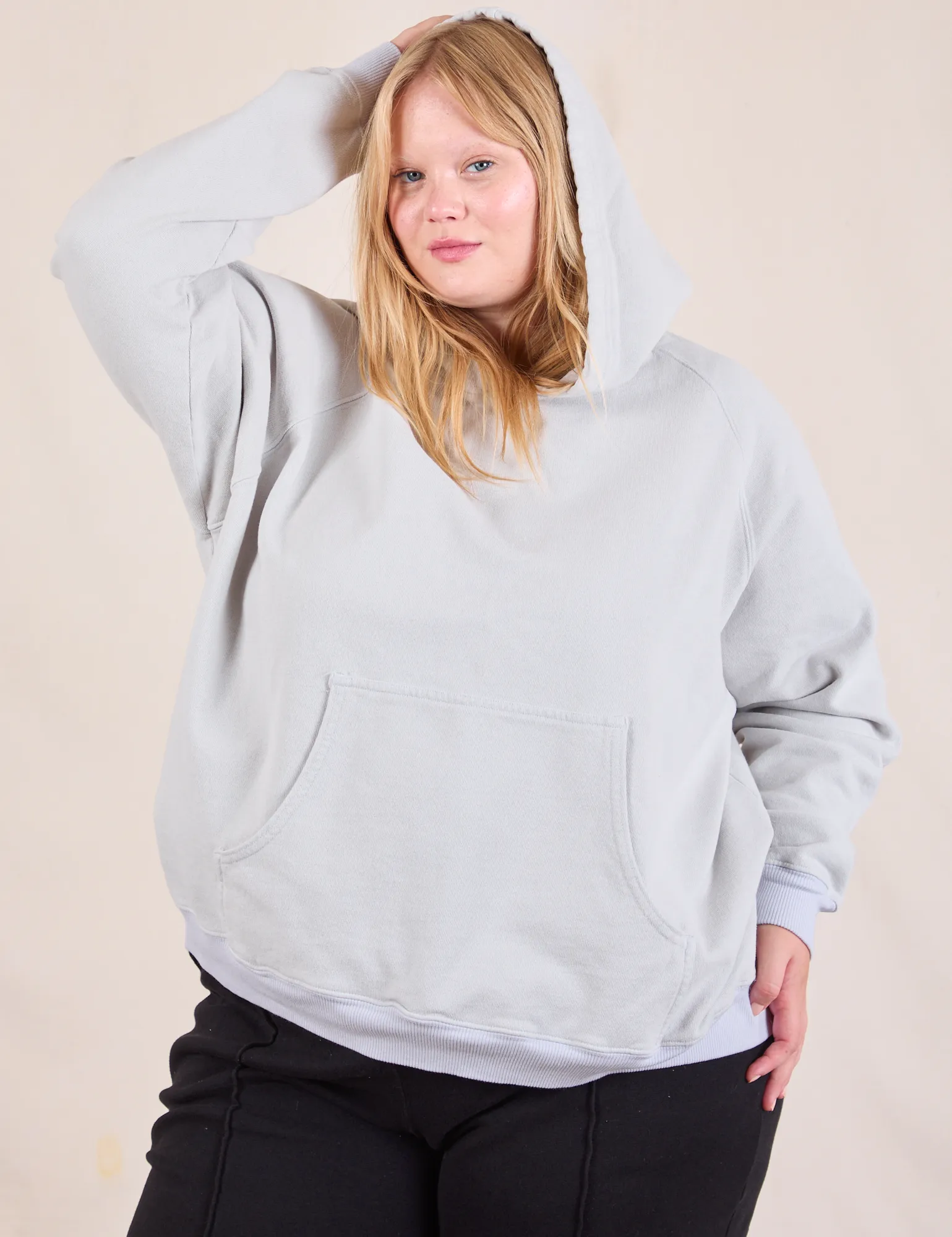 Oversized Hoodie - Dishwater White
