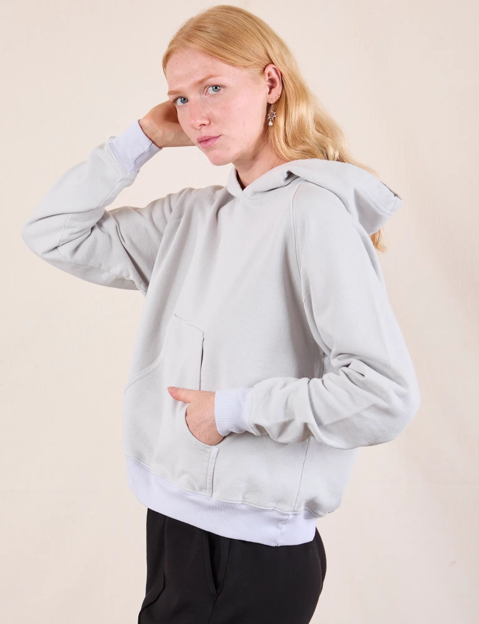Oversized Hoodie - Dishwater White