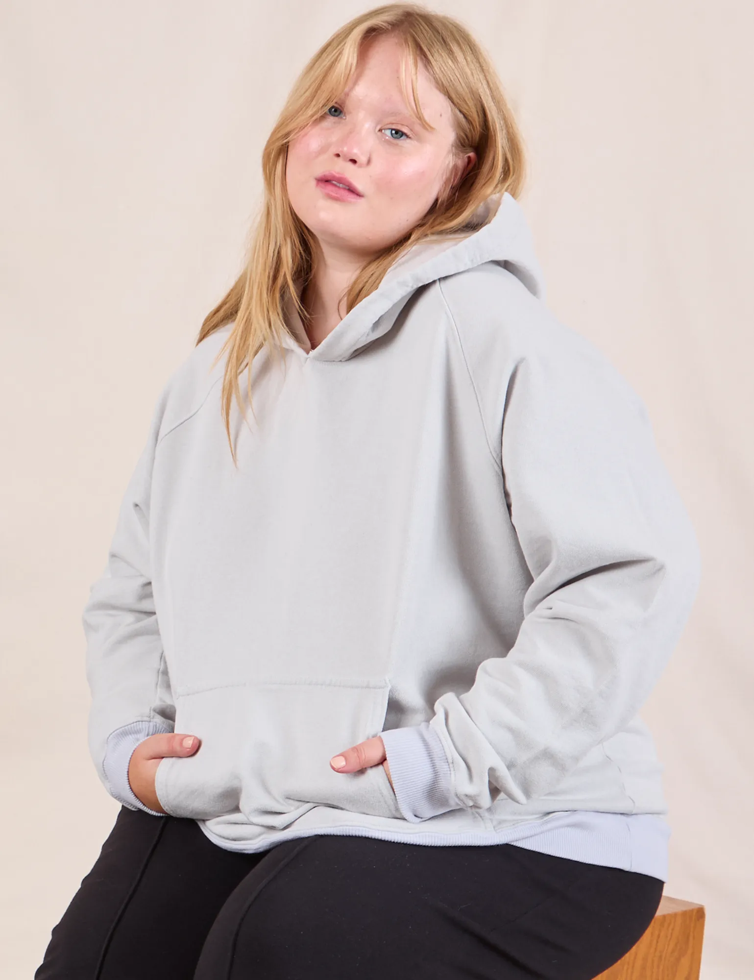 Oversized Hoodie - Dishwater White