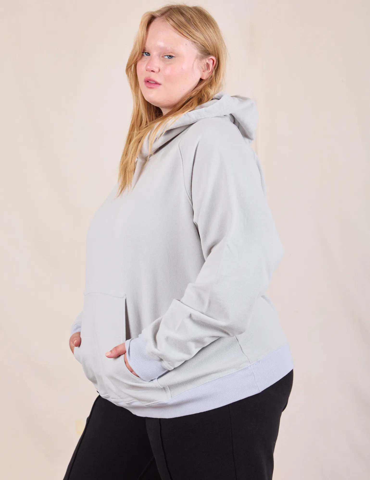 Oversized Hoodie - Dishwater White