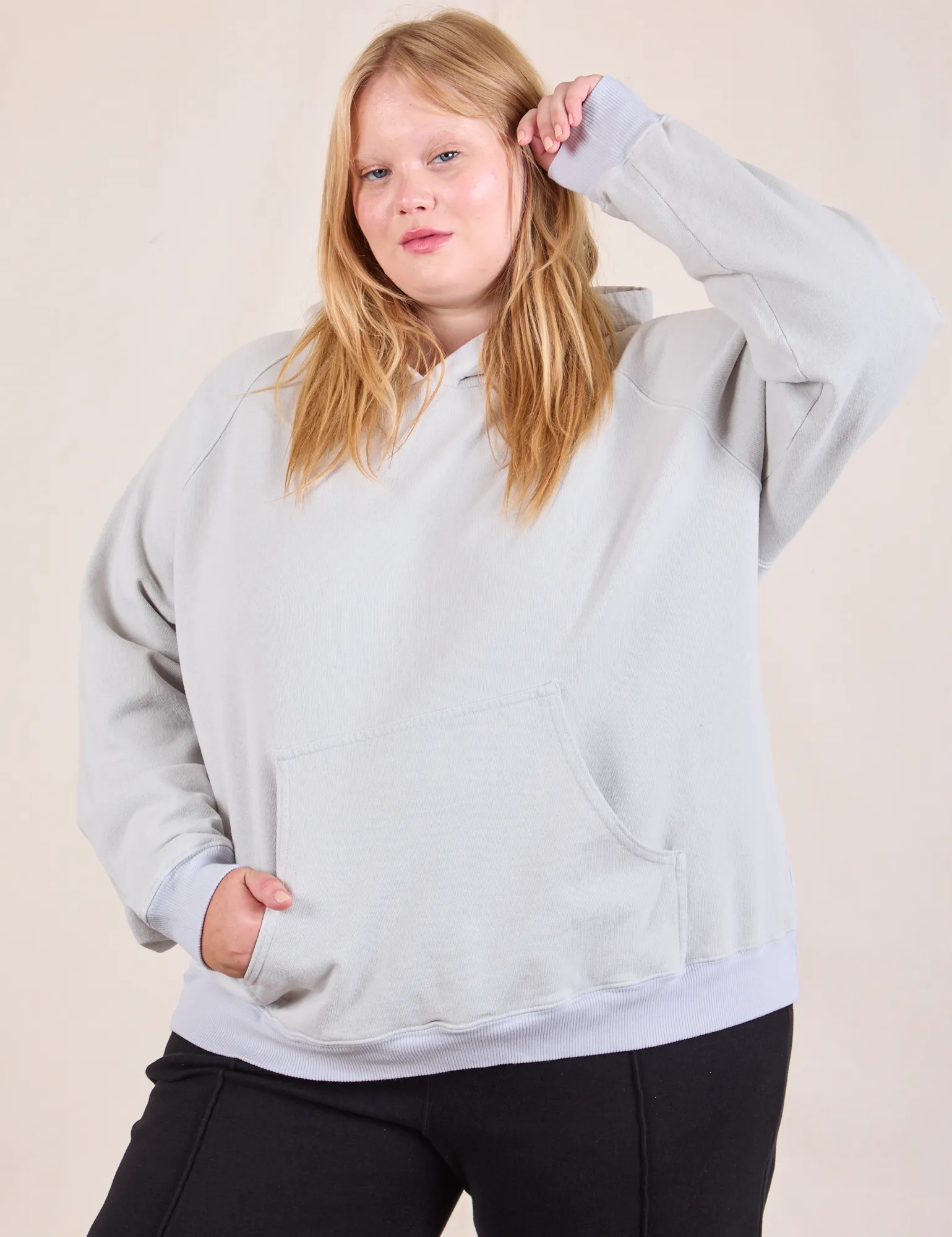 Oversized Hoodie - Dishwater White