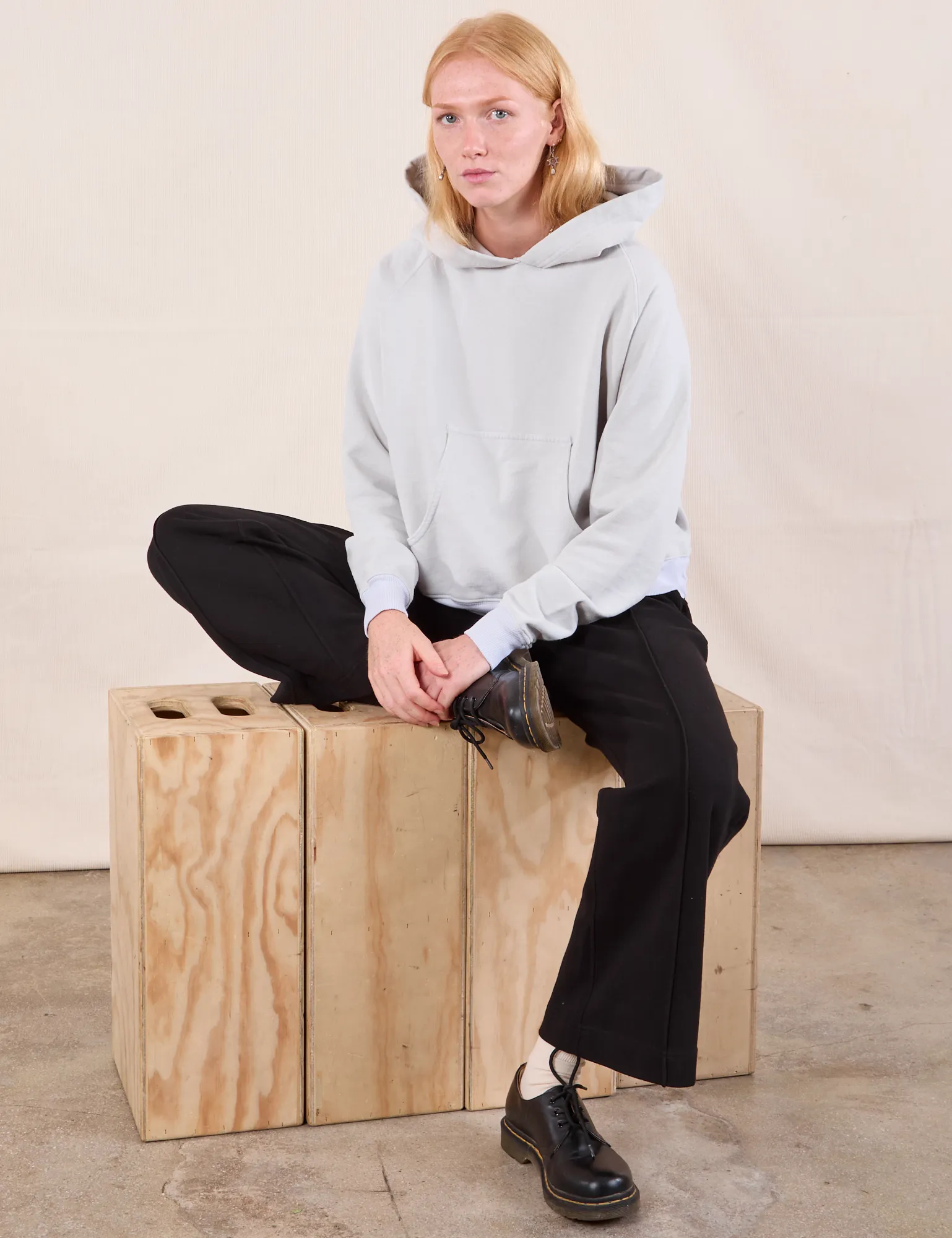 Oversized Hoodie - Dishwater White