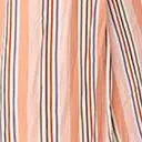 Peach & Pink Stripe Maxi Wrap Dress
