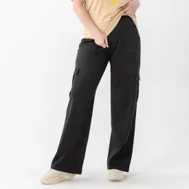 Plus Size Wide Legs Pocket Yoga Jeans Women High Waist Hip Lift Slimming Long Outerwear Casual Pants