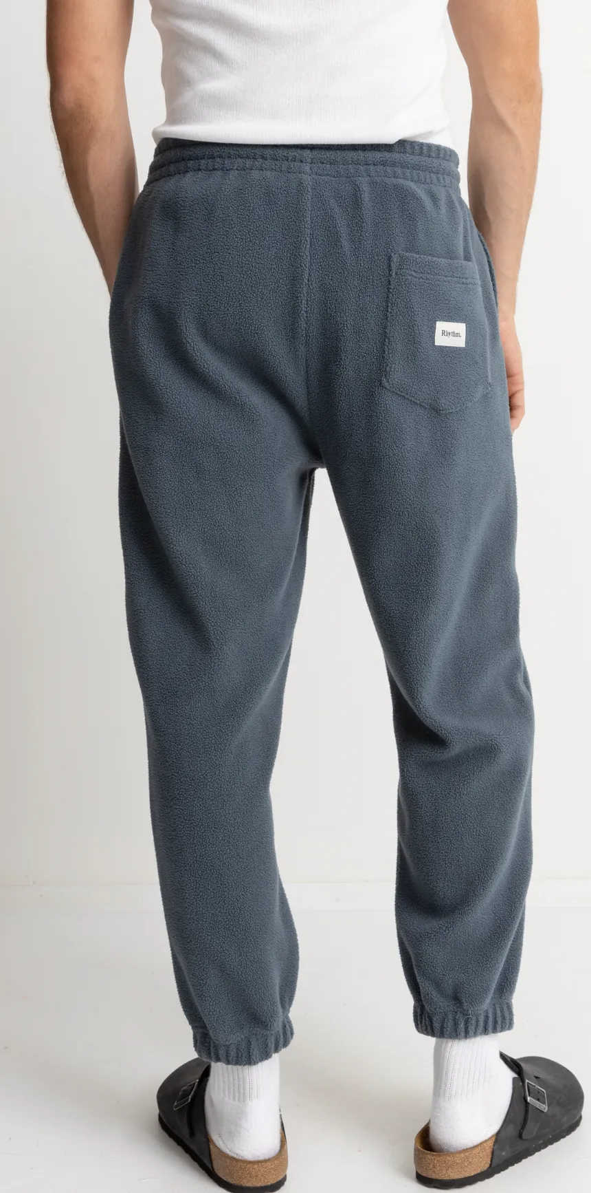 Reverse Fleece Pant - Steel