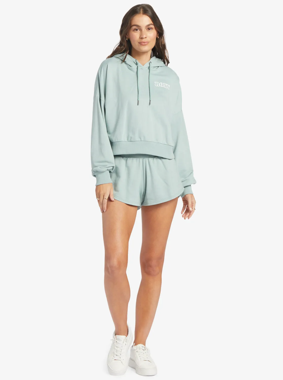Roxy Onshore A Hooded Sweatshirt-Blue Surf