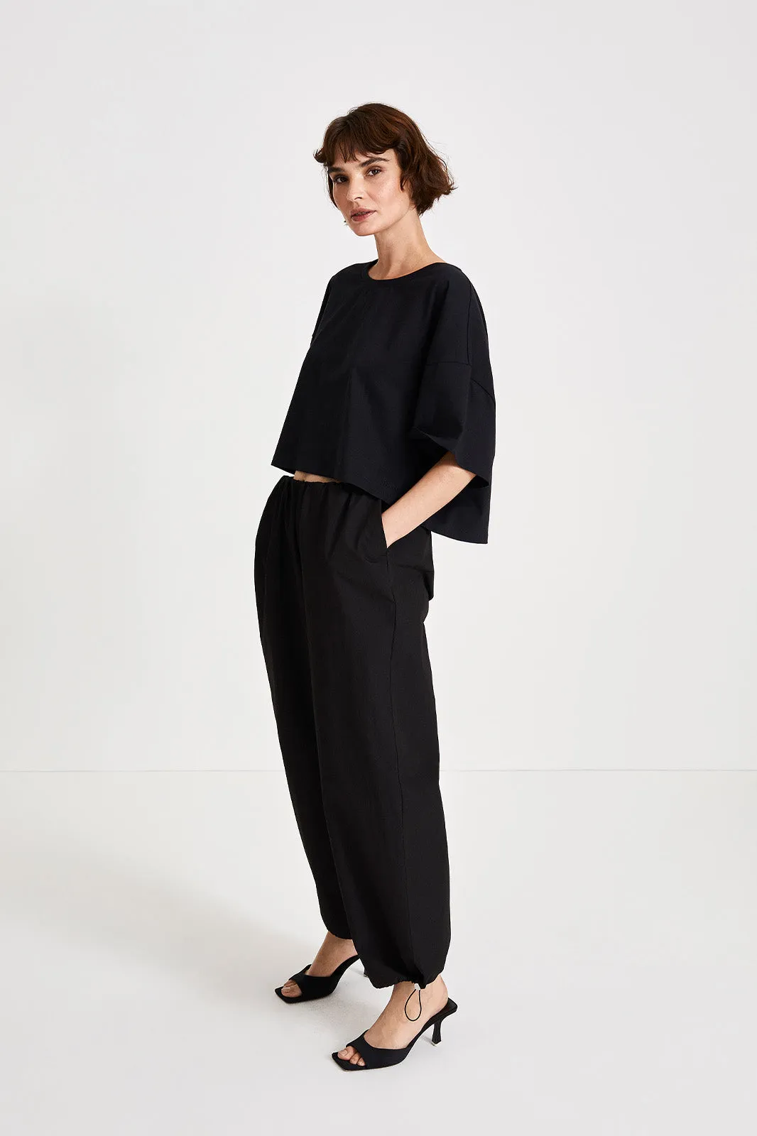 SANNA TROUSERS - BLACK