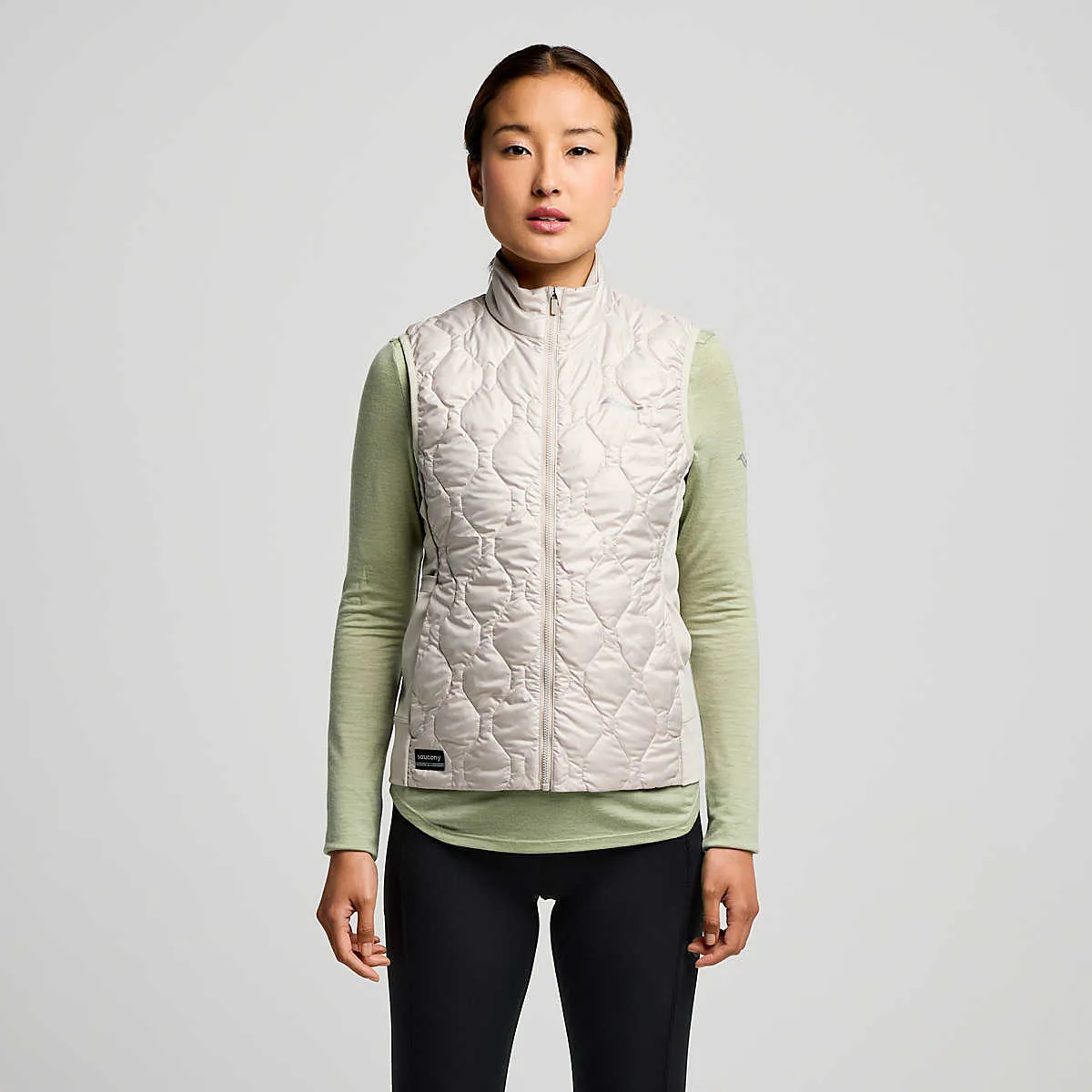 Saucony | Hurricane Insulated Vest | Women's | Dove