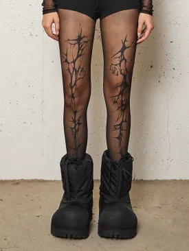 Thorned Vines Tights