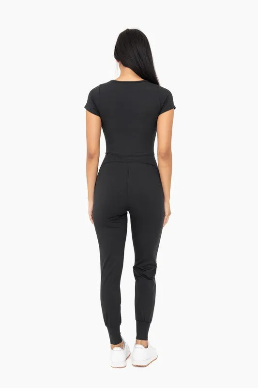 Venice Jogger Jumpsuit (Black)