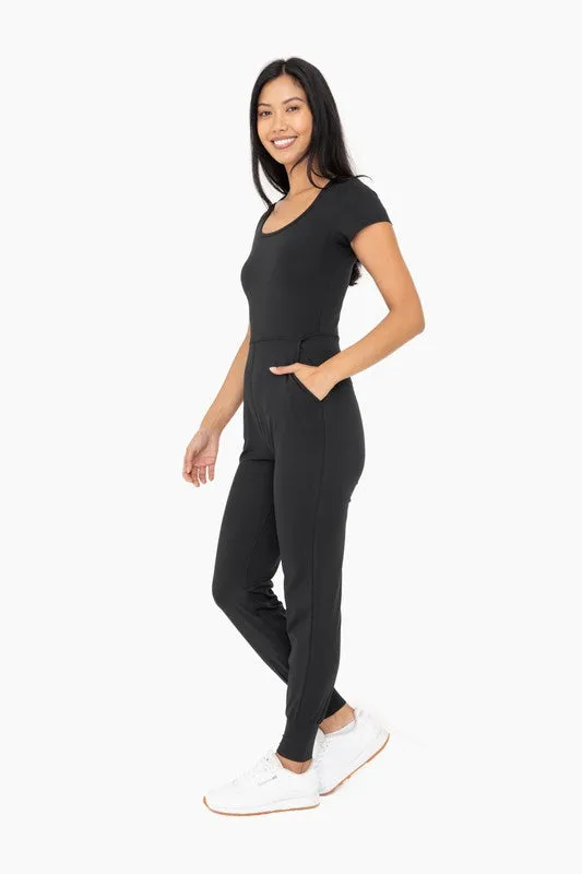 Venice Jogger Jumpsuit (Black)