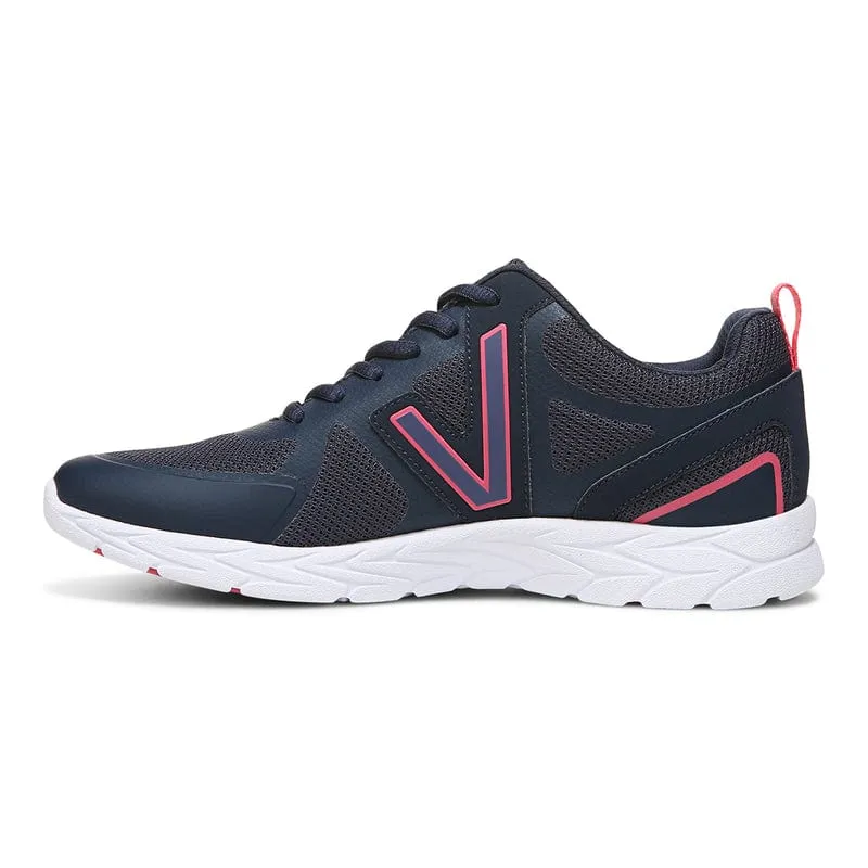 Vionic Women's Miles II Sneakers- Navy/ Pink