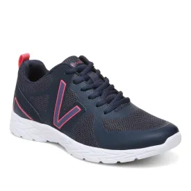Vionic Women's Miles II Sneakers- Navy/ Pink