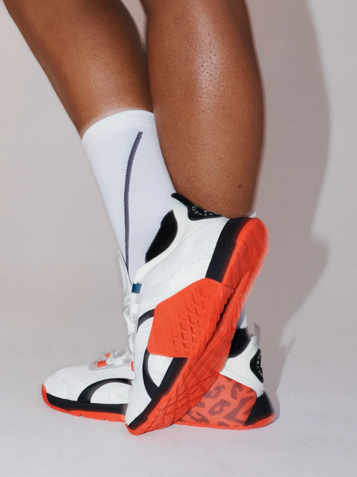 White Crew Socks