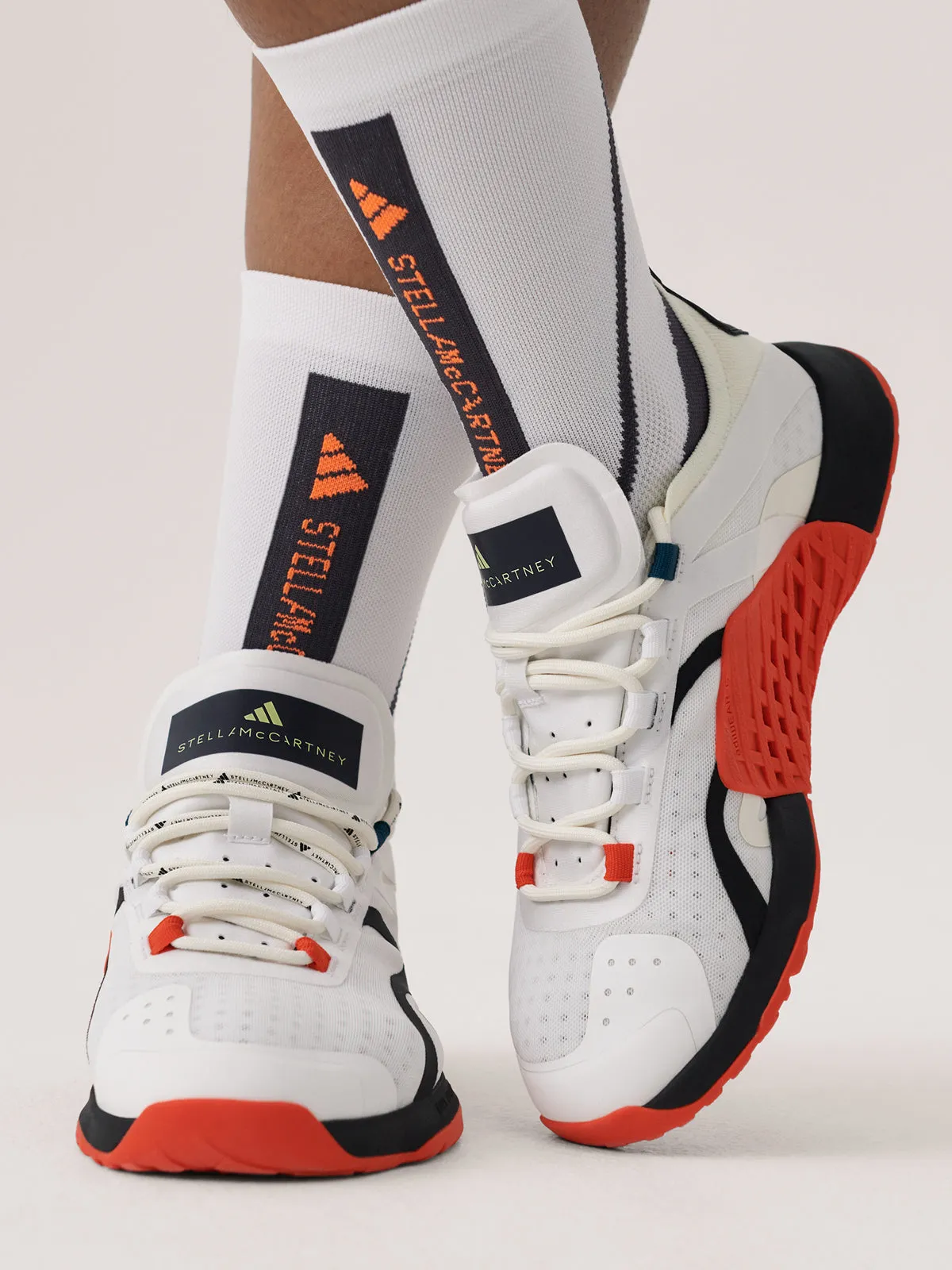 White Crew Socks