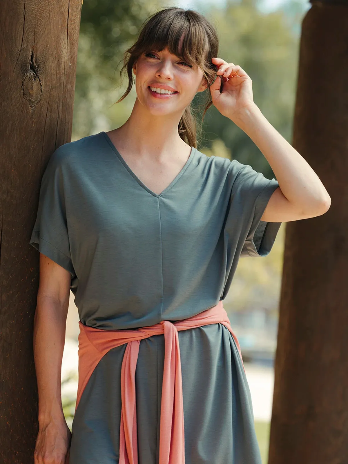 Women's Elevate Lightweight Coverup - Bluestone