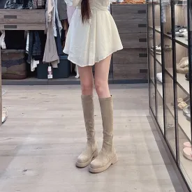Women's Round Toe Platform Boots