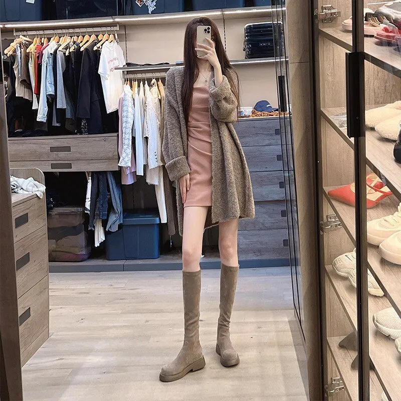 Women's Round Toe Platform Boots
